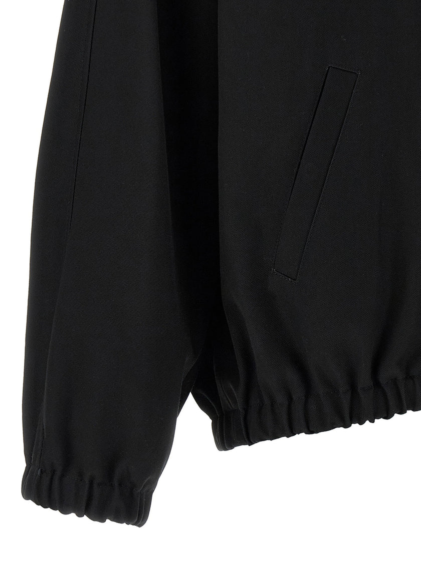 Courreges Buckle Zipped Bomber Jacket