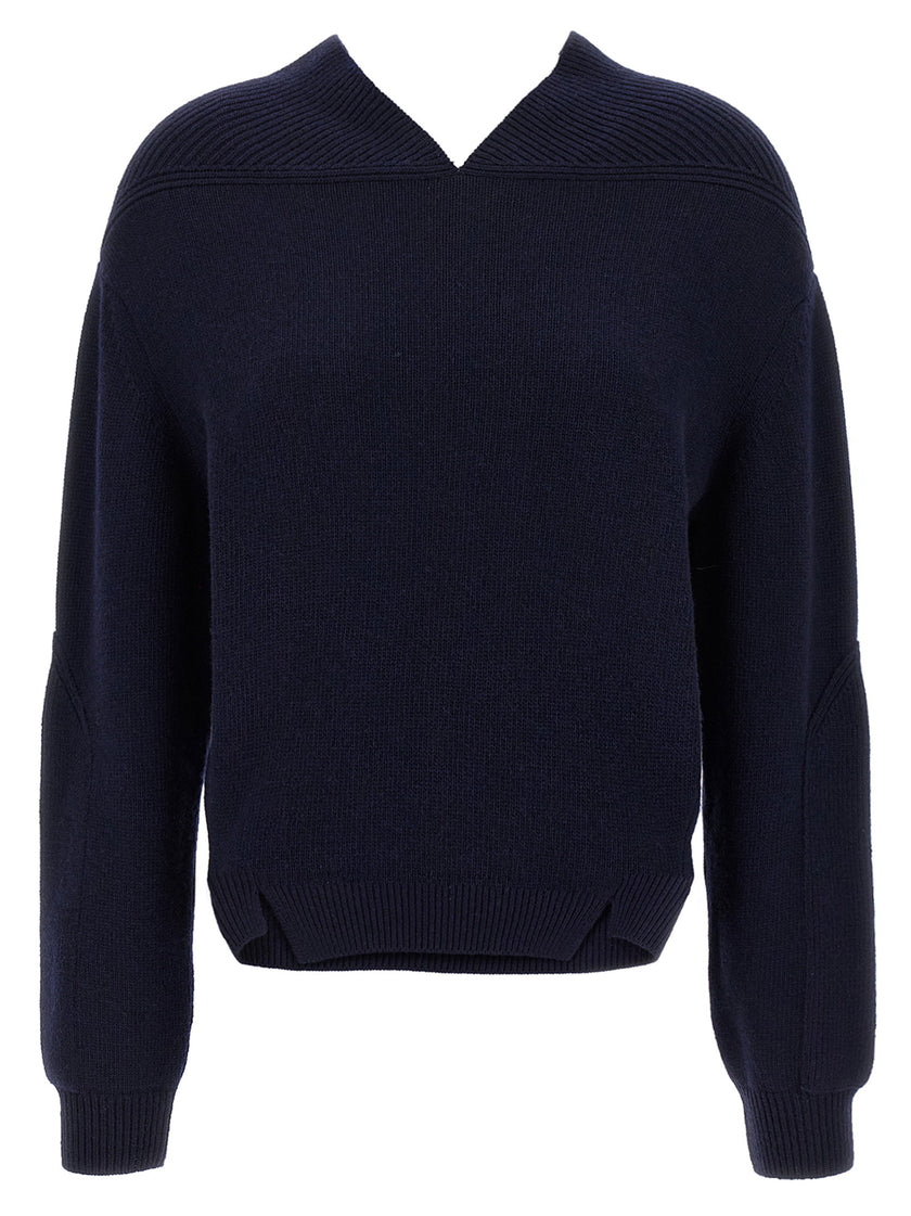 Victoria Beckham V-neck Yoke Detail Sweater