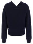 Victoria Beckham V-neck Yoke Detail Sweater