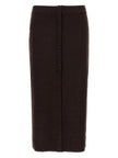 Victoria Beckham Bottoni Midi Skirt