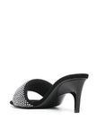 The Attico Rem Mules with rhinestones 60mm