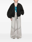 The Attico Wide-leg denim cotton jeans
