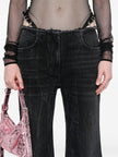 Givenchy Wide-leg denim cotton jeans