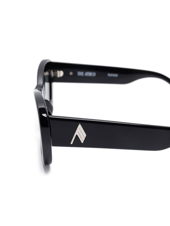 The Attico Black & Silver Sunglasses