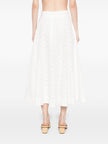 Zimmermann Crush embroidered midi skirt