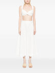 Zimmermann Crush embroidered midi skirt