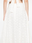 Zimmermann Crush embroidered midi skirt