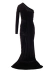 Balenciaga Long asymmetrical one-shoulder dress