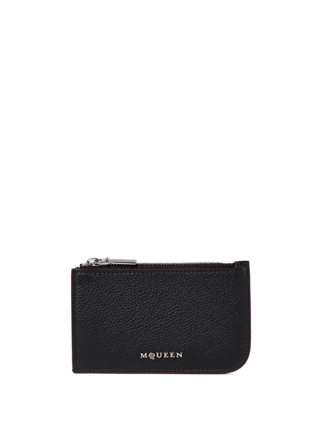 Alexander McQueen leather card case