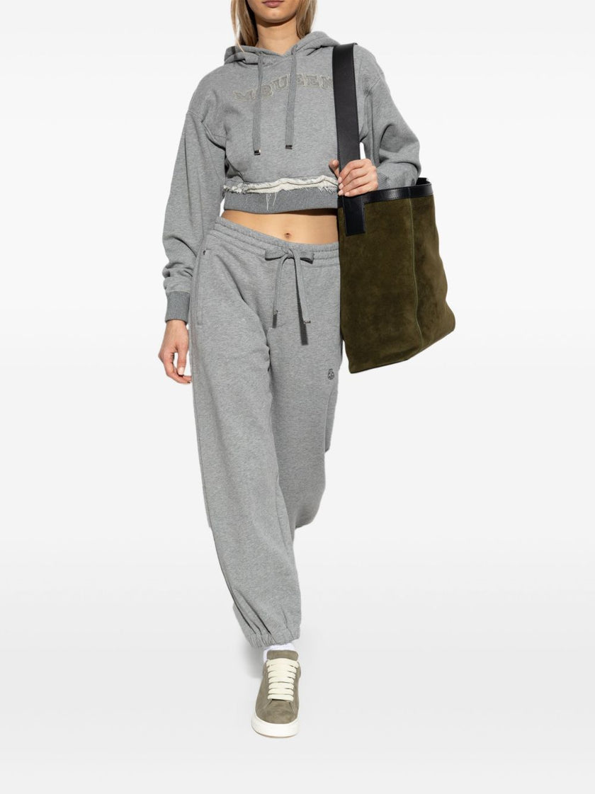 Alexander McQueen Logo-embroidered track pants