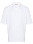 Marni logo-patch polo shirt