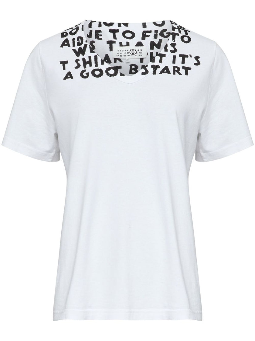 MM6 Maison Margiela Printed cotton t-shirt
