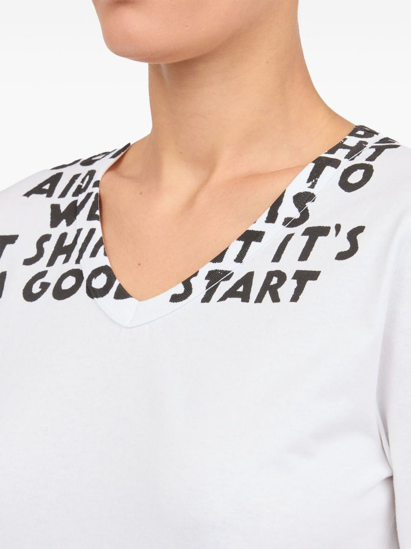 MM6 Maison Margiela Printed cotton t-shirt