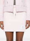 Thom Browne 4-Bar tab 4Bar cotton mini skirt