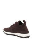 Jimmy Choo Veles Cashmere Melange Knit Trainers with Pearl Buttons
