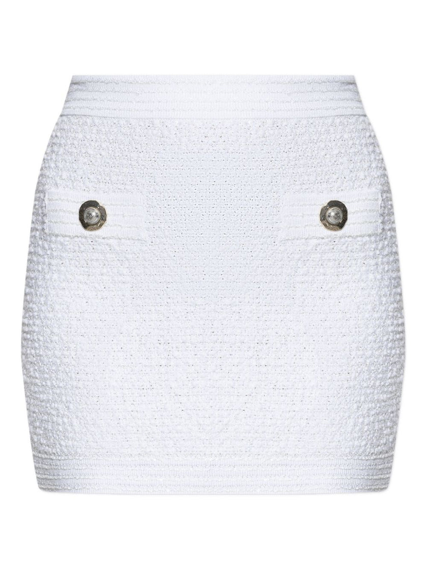 Balmain Tweed Mini Skirt