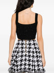 Balmain Black Sleeveless Tops