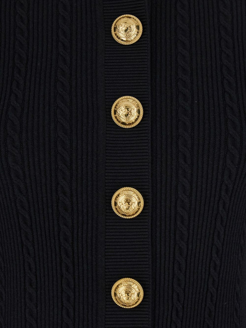 Balmain 4-pocket knitted cardigan