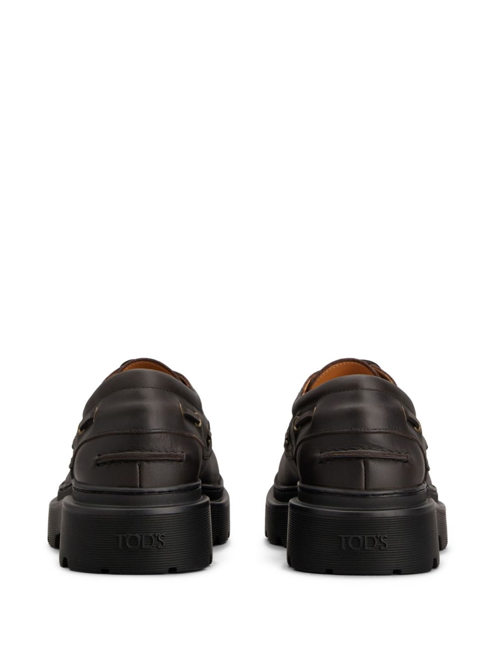 Tod's leather boat shoes