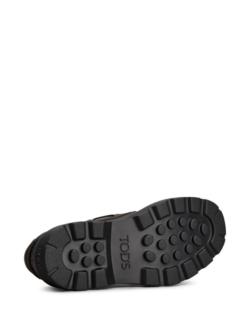 Tod's leather boat shoes