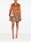 Zimmermann Embroidered silk shirt