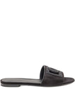 Dolce & Gabbana Suede and thermo-rhinestone slipper