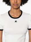 Courreges Pre Logo cotton t-shirt