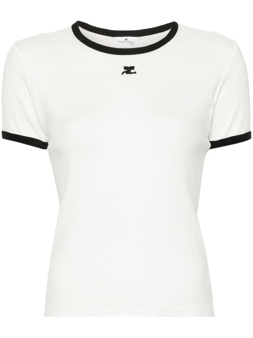 Courreges Pre Logo cotton t-shirt