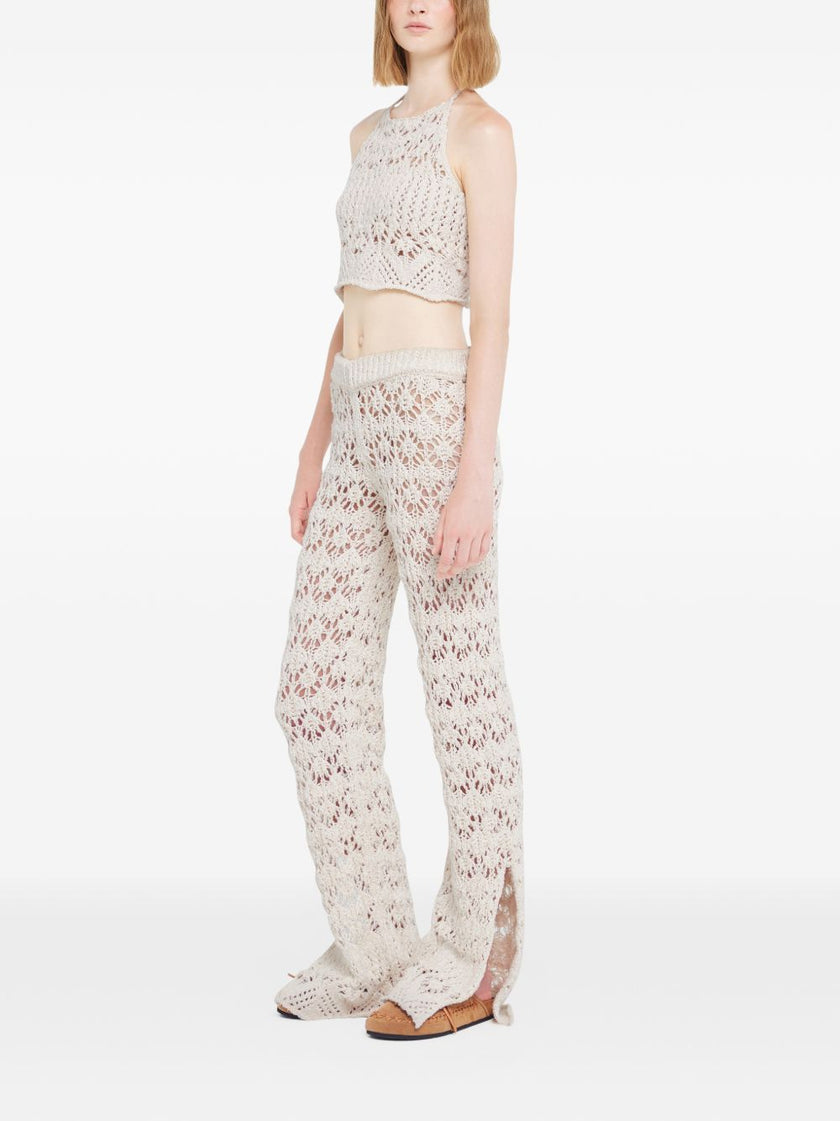 Alanui Lagoon Romance cotton trousers