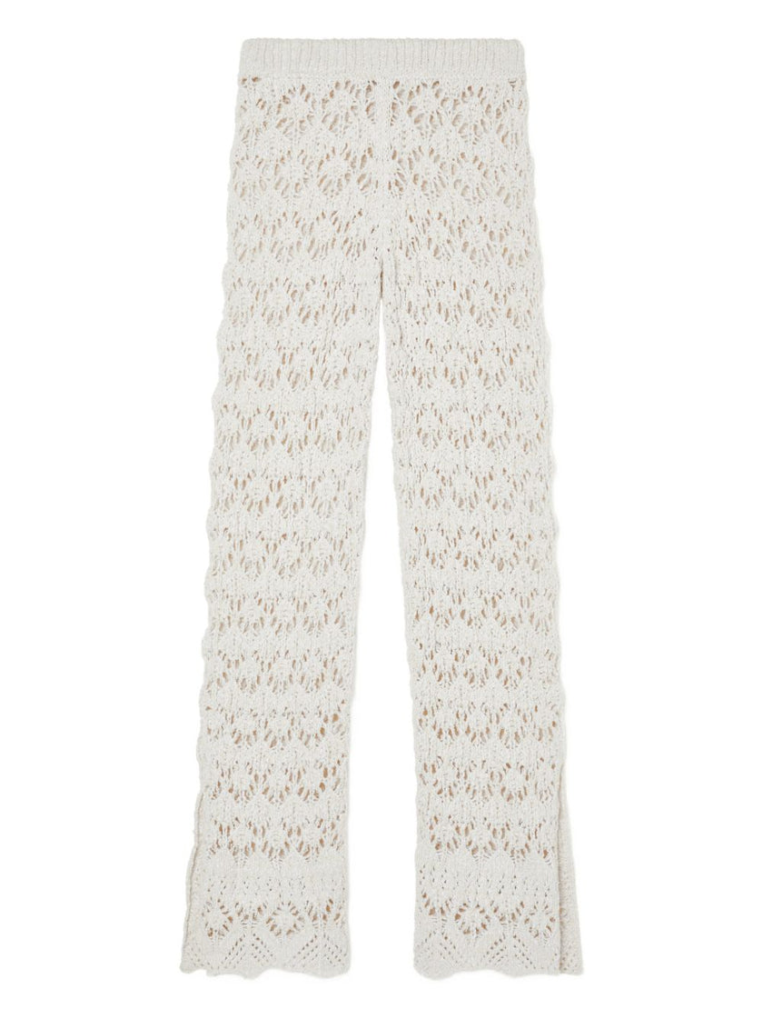 Alanui Lagoon Romance cotton trousers