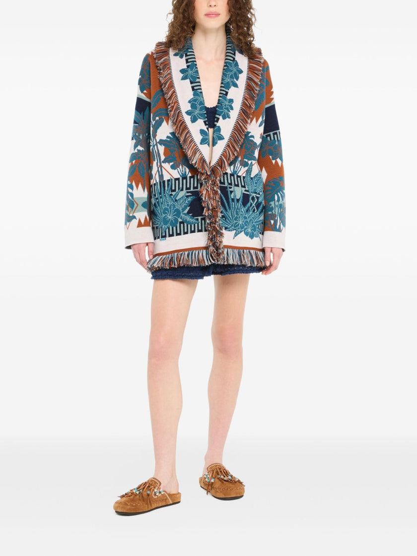 Alanui Island Soul wool cardigan