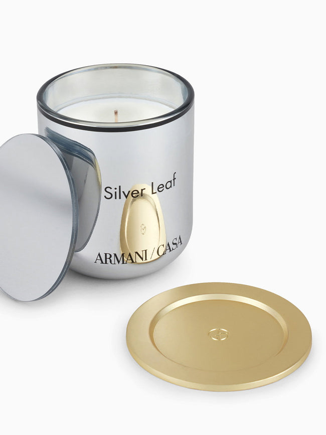Armani Casa Pegaso Silver Leaf Candle