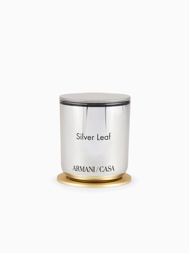 Armani Casa Pegaso Silver Leaf Candle