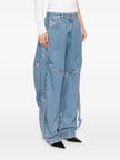 The Attico Denim cotton jeans