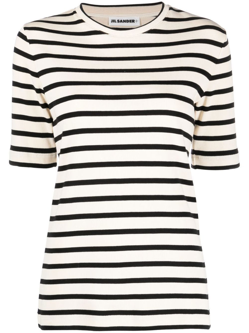 Jil Sander Plus Striped cotton t-shirt