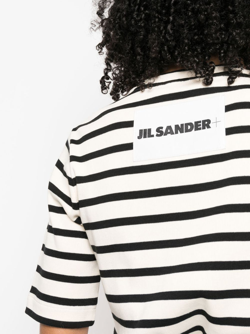 Jil Sander Plus Striped cotton t-shirt