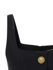 Balmain cropped Wool brassiere top