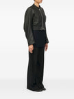 MM6 Maison Margiela Leather effect bomber jacket