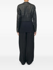 MM6 Maison Margiela Leather effect bomber jacket