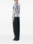 MM6 Maison Margiela Metallized top