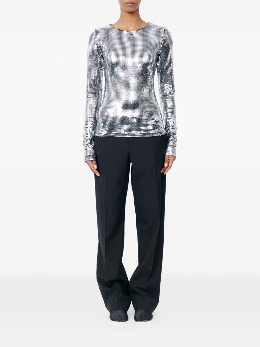 MM6 Maison Margiela Metallized top