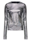 MM6 Maison Margiela Metallized top