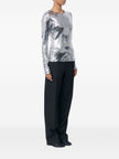 MM6 Maison Margiela Metallized top