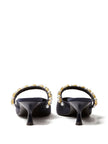 Stella McCartney Elsa Narrow Heel Shoes Decorated with Pearls