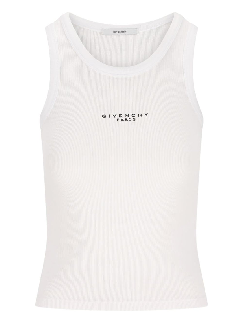 Givenchy Logo cotton tank top