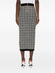 Balmain tweed long skirt