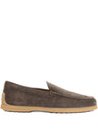 Tod'S Brown Suede Leather Loafers