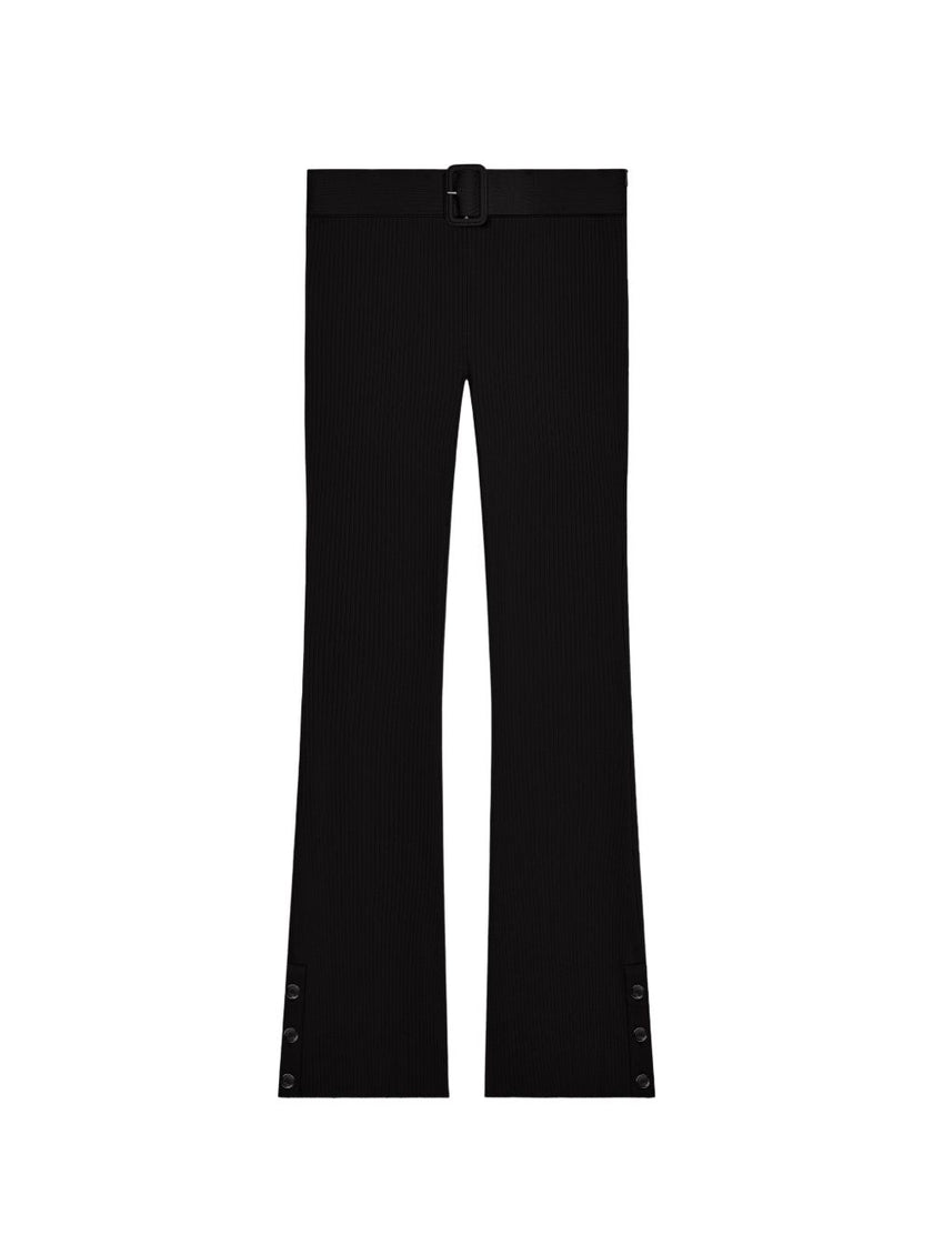 Courreges Pre CourrÃ¨ges Ribbed knitted trousers