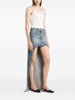 Courreges Pre CourrÃ¨ges Denim cotton skirt