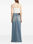 Courreges Pre CourrÃ¨ges Denim cotton skirt